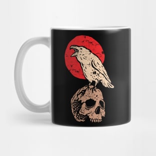 Raven Skull Mug